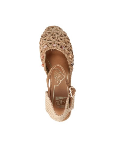 O-Joo Geri Flower sandalo espadrillas con zeppa